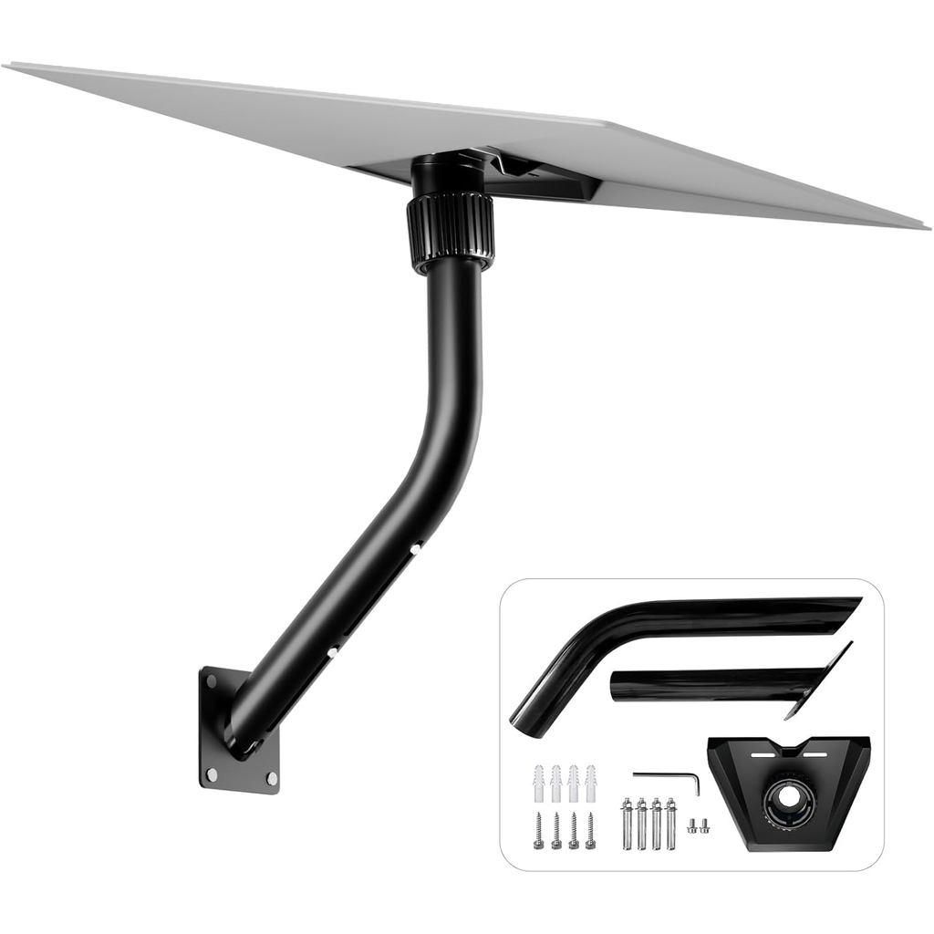 Giá đỡ Starlink Gen 3 với bộ chuyển đổi ống, Bộ gắn có thể điều chỉnh Tương thích với đĩa tiêu chuẩn