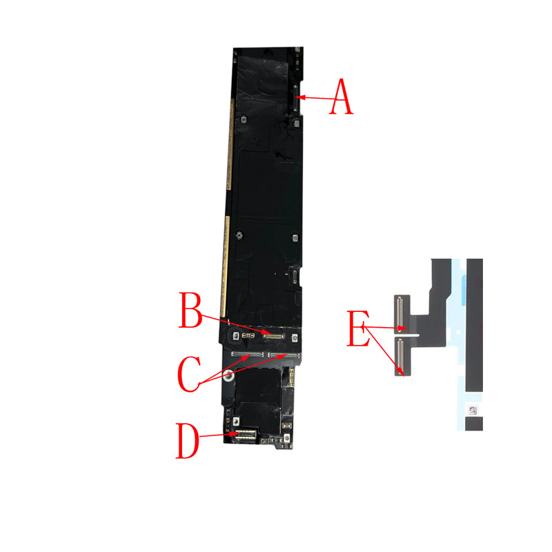 2-5 Chiếc Màn Hình Lcd Usb FPC Kết Nối Cắm Cho Ipad Pro 2024 M4 11 Inch Pro11 5Th Gen A2836 A2837 A3