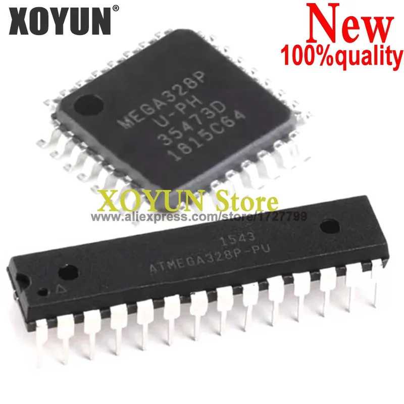 (1 Cái) 100% ATMEGA328P-AU MEGA328P-AU MEGA328P ATMEGA328P-PU MEGA328P-PU QFP-32 DIP-28 chip ic còn 