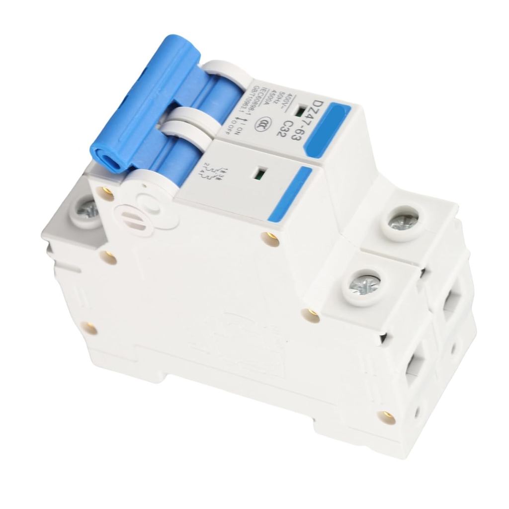 Dz47 63 C63 220 Cataos De Corriente 220V Dz47?63 Bộ ngắt mạch dòng điện 32A Rccb 220 380V