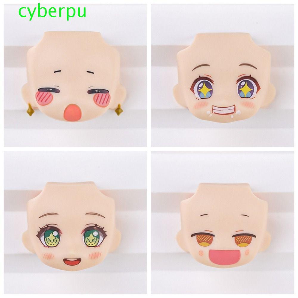 CYBERPULSE OB11 Khuôn mặt búp bê, Khuôn mặt thay thế búp bê Decal 3D, Ymy Gsc với trang điểm Anime G