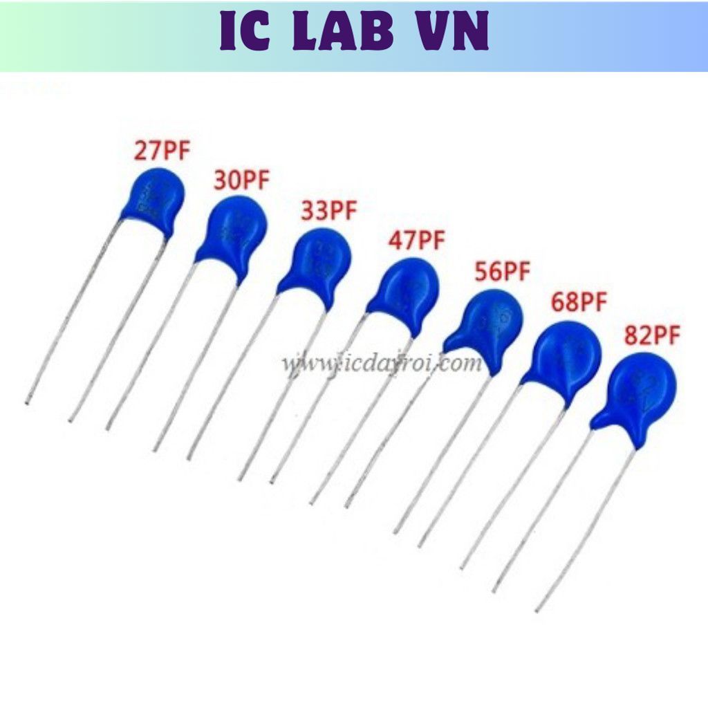 [50 Cái]- Tụ Cao Áp 27pf3000v (27PF 3KV) Ic Lab VN