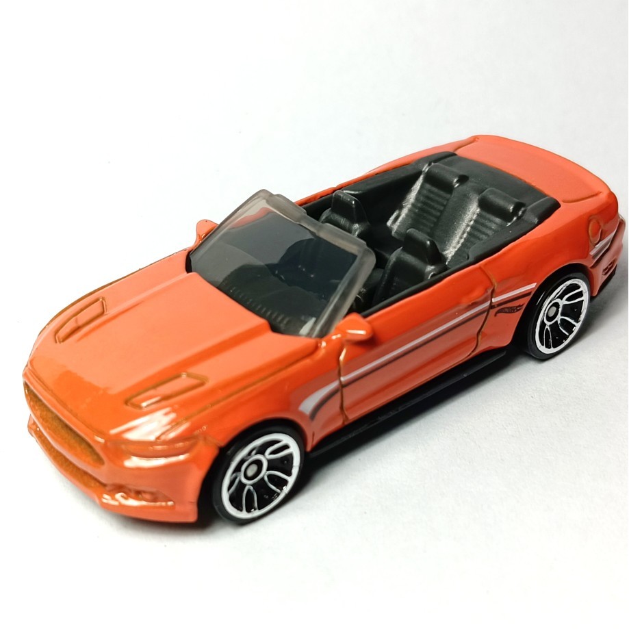 Hotwheels Hotwheels Phiên bản thứ 15 FORD MUSTANG Màu cam mui trần đặc biệt FORD MUSTANG