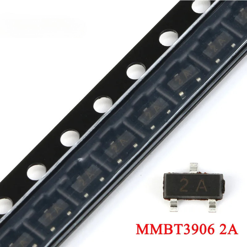 100 Cái / lốc MMBT3906 2N3906 2A MMBT3906LT1G 3906 SOT-23 200mA 40V SMD Triode Transistor Mới Ban Đầ