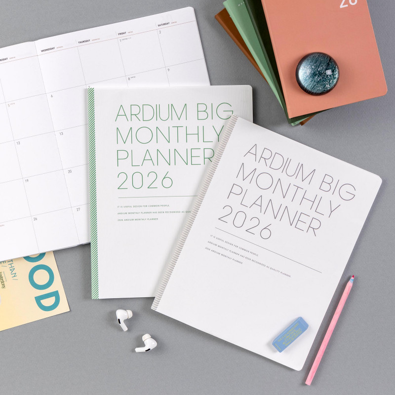 [ARDIUM OFFICIAL STORE] 2026 Ardium Big Monthly Planner // MADE IN KOREA