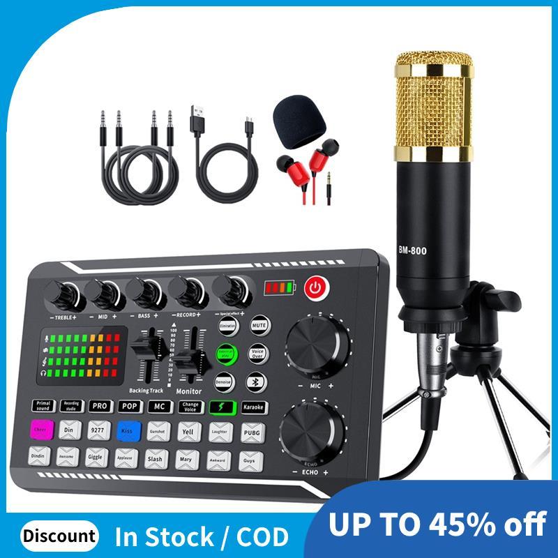 Bộ Card âm thanh di động Phụ kiện PC F998 BM800