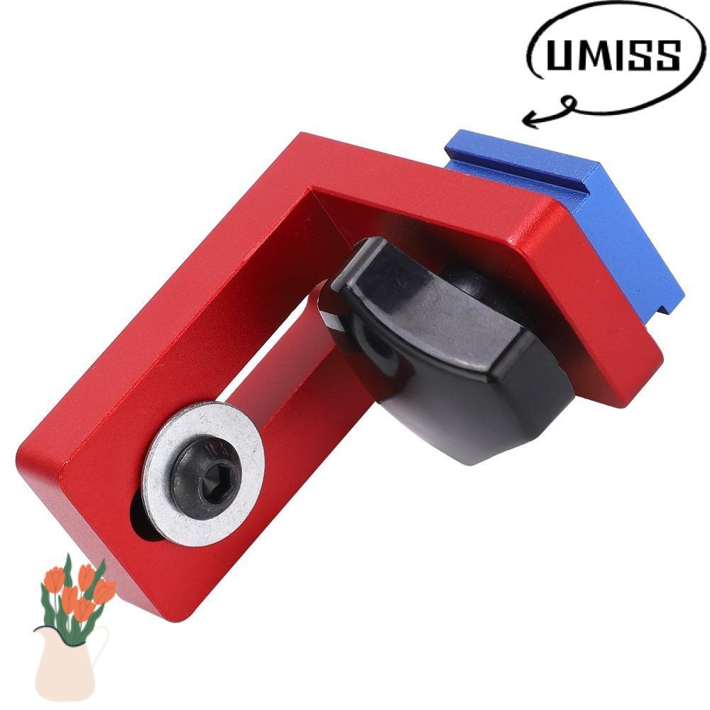 UMISS 2 chiếc ​Miter Track Stop, Cho 30 T-Track Hợp Kim Nhôm Giá Đỡ Trượt T-Track, Bền 30 Loại Đỏ Ro