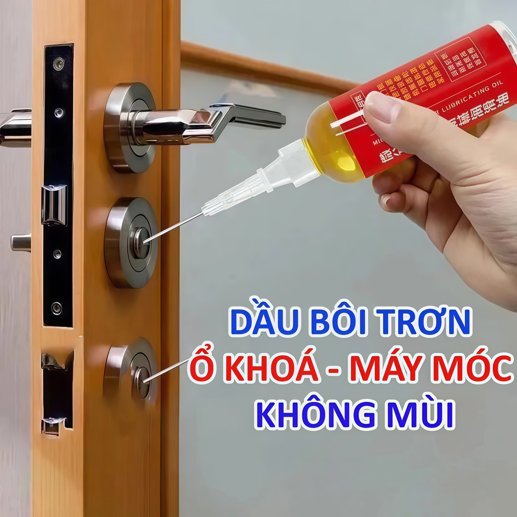 Dầu máy bôi trơn ổ khoá, máy móc,thiết bị, hạn chế rỉ set,chống oxy hoá không mùi Mỡ Dầu Tra Quạt Máy Khâu Đa Năng AUROA