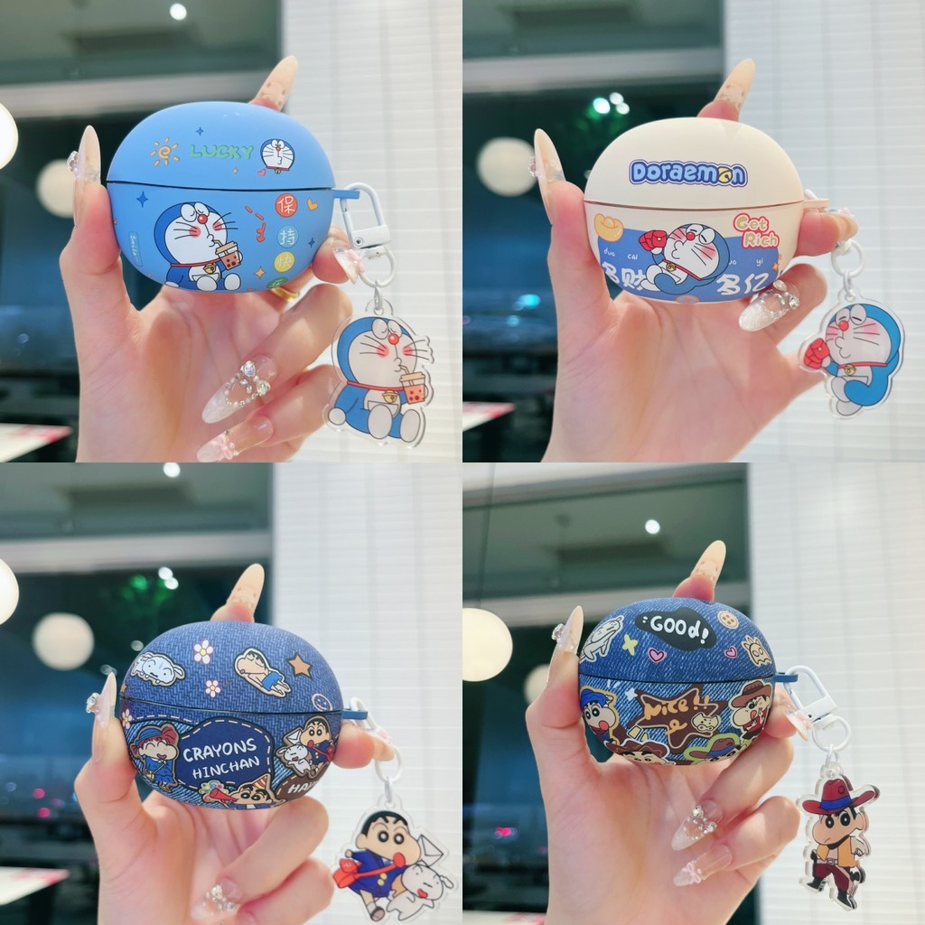 Case for Baseus Bowie MC1 Open-Ear Cartoon Doraemon Soft Case Suitable for Baseus Bowie MC1 Open-Ear