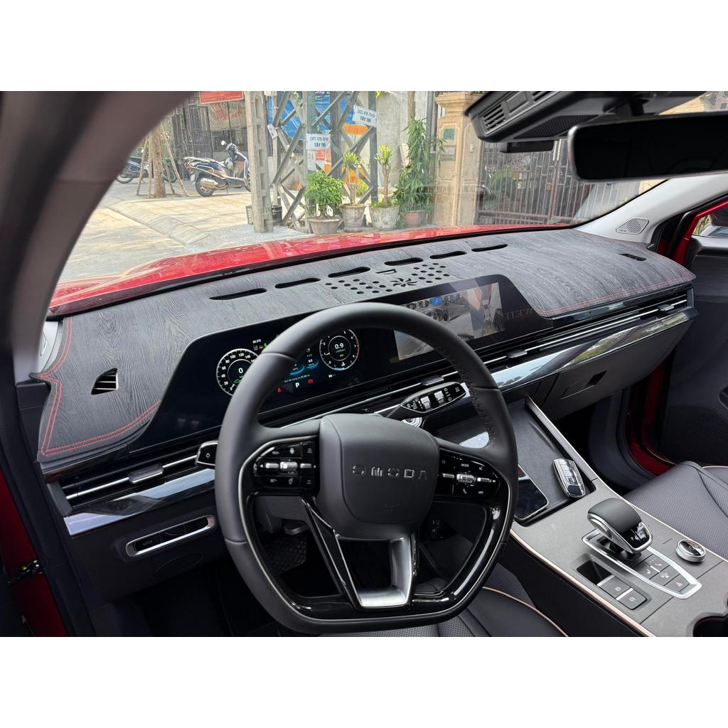 (OMODA) Thảm taplo OMODA C5 nhung, da carbon, da vân gỗ, nhung tuyết