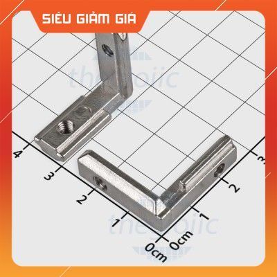 [3 Cái]- Ke Góc Chìm L Cho Nhôm Định Hình QT 20x20 SmartFix Linh Kiện