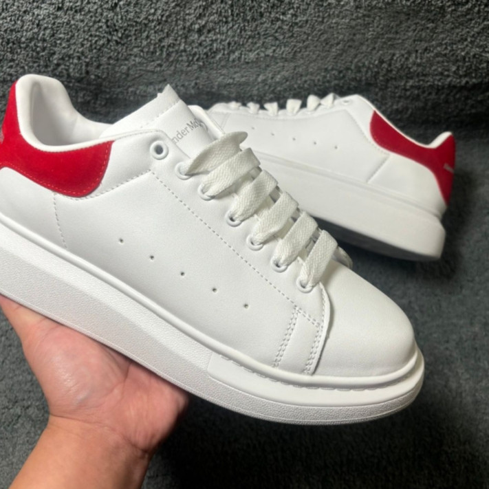 Alexander McQueen Alexander McQueen Alexander McQueen Smooth Calfskin Low-Top Giày thể thao thời tra