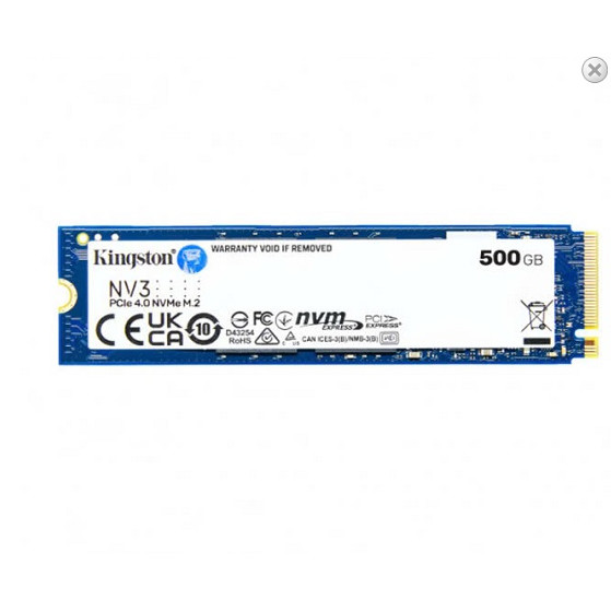 Ổ CỨNG SSD Kingston 500G Gen 4x4 NVMe PCIe (SNV3S/500G) Chính hãng
