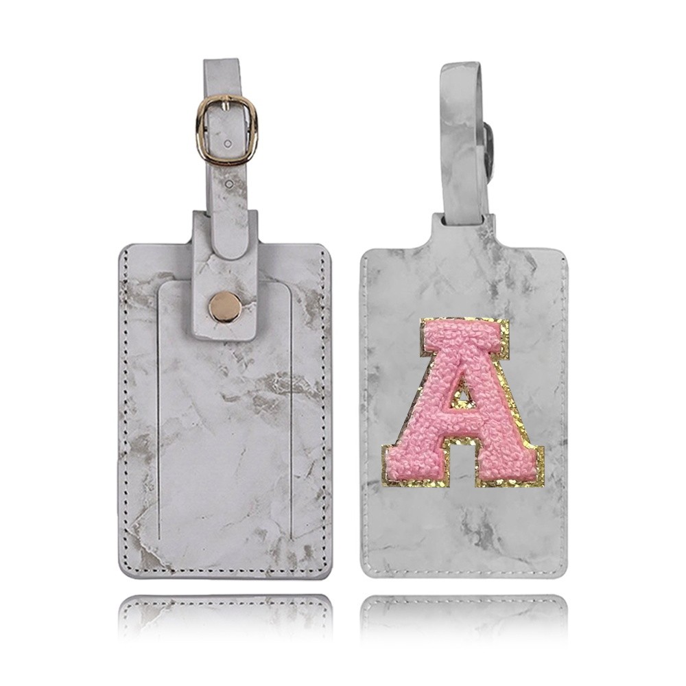 Nhãn koper Màu xám Thông tin thẻ hành lý đã kiểm tra hộp hành lý chống thất lạc Tấm nhận dạng PInk t