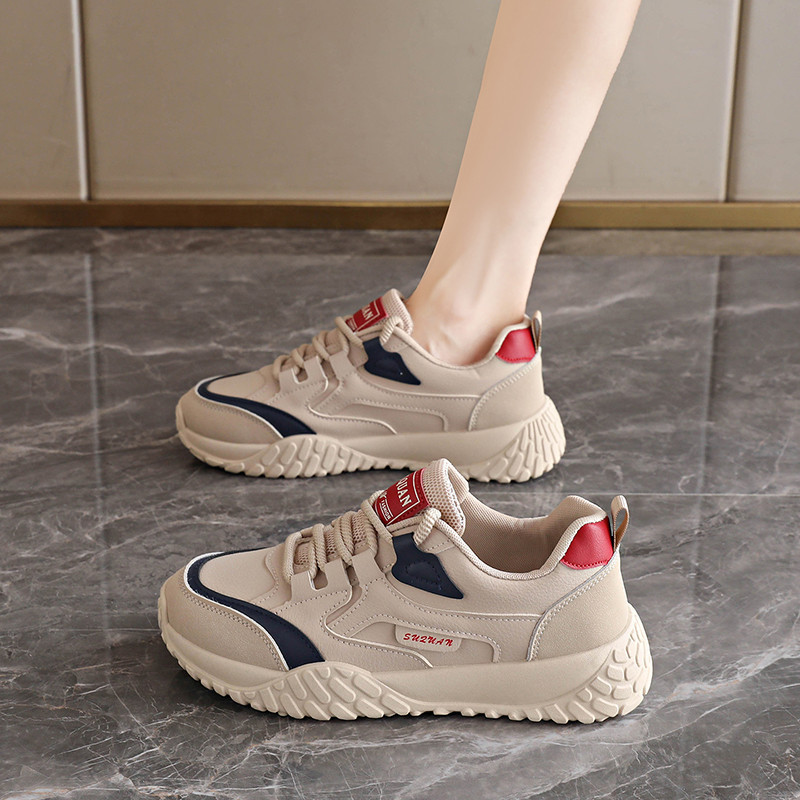 Women's Shoes K5203-New Autumn Leather Fashion Soft Sole Comfortable Sports Hiking Shoes