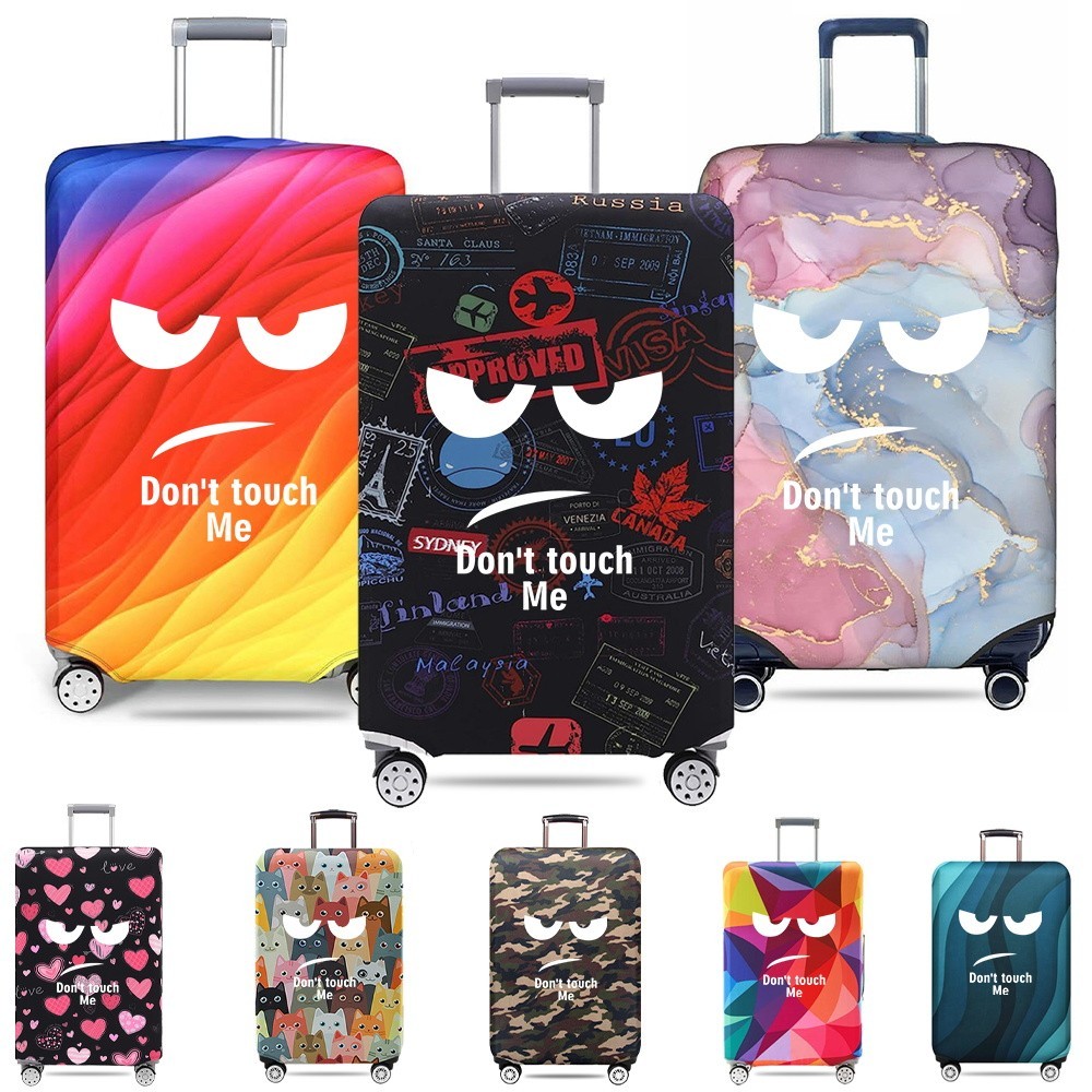 Luggage Cover 18-32 inch suitcase  elastic dustproof cover checked luggage  expression series print