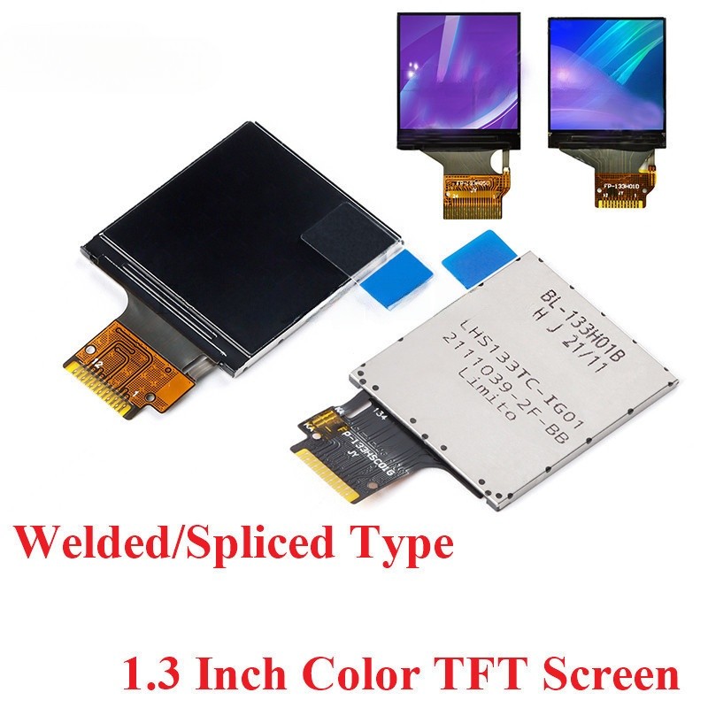 1.3 Inch TFT Full Color HD IPS LCD Mô-đun hiển thị 1.3 "Màn hình LED LCD 240X240 SPI 8Bit Song song 