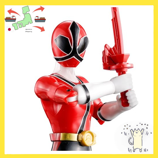 [Japanese Version] [BANDAI] Action Hero Shinken Red Super Sentai Series Samurai Sentai Shinkenger
