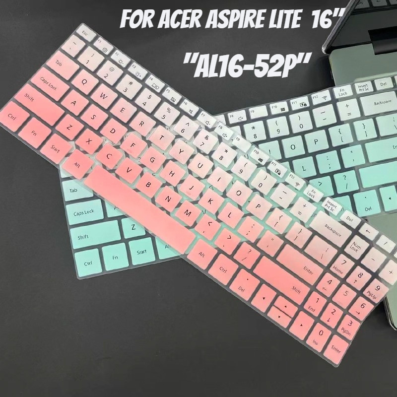 Bàn Phím Bảo Vệ Cho Acer Aspire Lite 16 AL16-52P-59PP Laptop 16 inch Silicon Mềm Có Thể Giặt Chống B