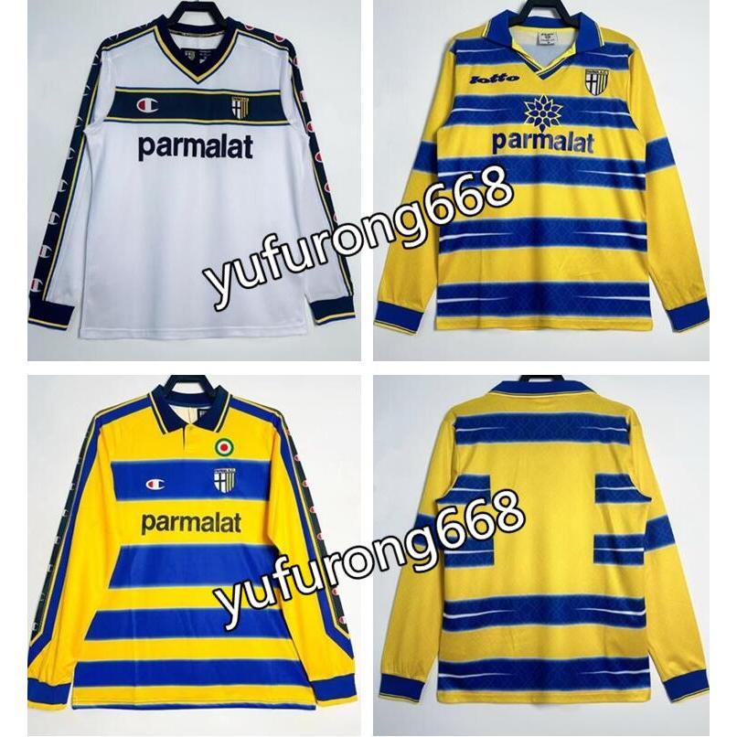 #PAR 02-03 Sân khách Retro Áo bóng đá dài tay #NAKATA #ADRIANO