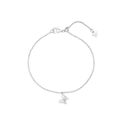 Lắc tay Bạc đính đá PNJSilver hình bướm XMXMW060391