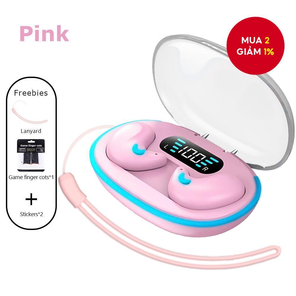 Tai nghe ngủ HQAi X55 Pro Tai nghe Bluetooth không dây Tai nghe Mic tích hợp âm thanh nổi Hi-Fi cho 