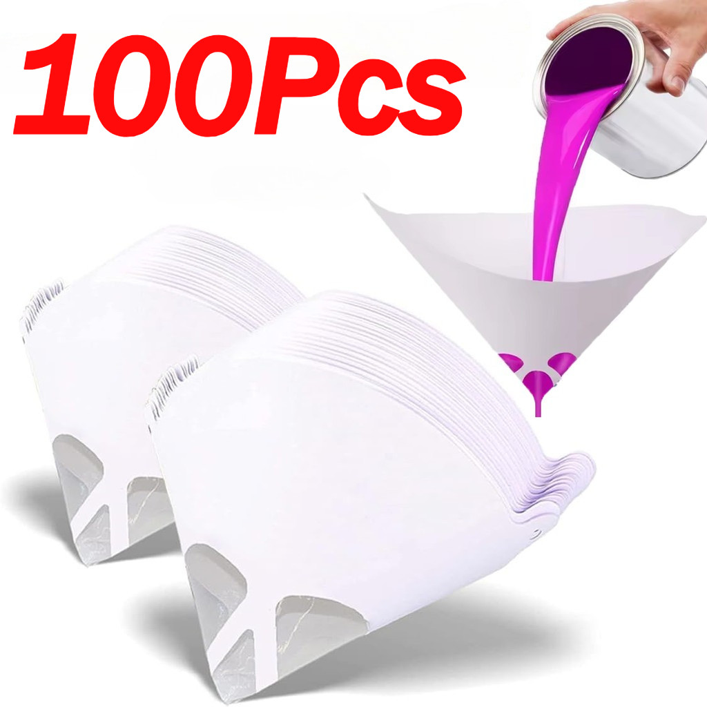 50 / 100 Chiếc Giấy Lọc Sơn Dùng Một Lần / 100 Lưới Lọc Sơn Lọc / Xe Ô Tô Nylon Hình nón Giấy