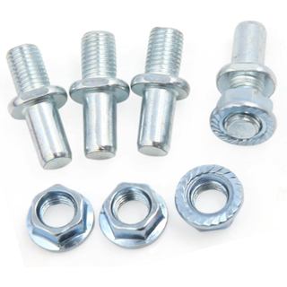 4 Màu Bạc Kim Loại Xe Máy Phía Sau Bánh Xích Vít Bu Lông Cho CG Thay Thế Các Bộ Phận