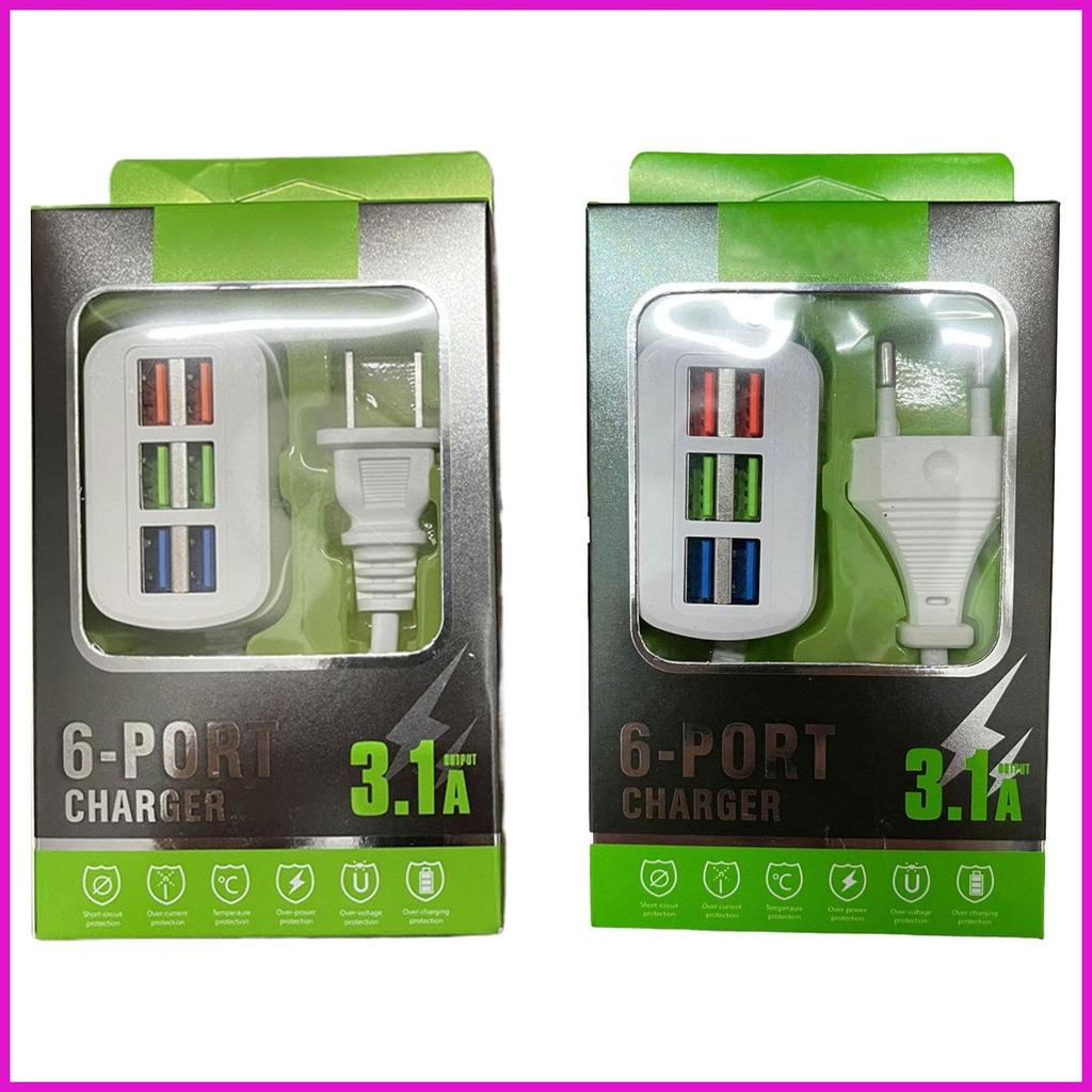 Khối sạc USB Nhiều cổng Khối sạc Ổ cắm đa cổng Trạm sạc máy tính để bàn có dây nối dài lyuvn