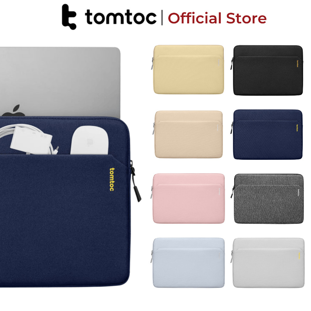 Túi chống sốc cho iPad/macbook/laptop Tomtoc Slim-A18 size 11"/12.9"/13"/14"/15" mỏng nhẹ chính hãng