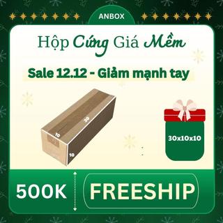  thùng hộp carton 30x10x10 bộ 50 trơn cứng cáp 