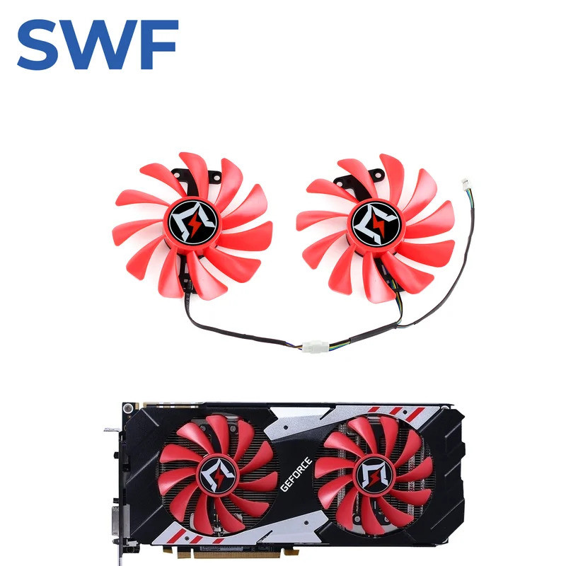 95MM GTX 1080 Quạt Làm Mát Thay Thế Cho Gainward GTX 1080 1070 Ti Đuổi Phiên Bản 8G Card Đồ Họa Quạt
