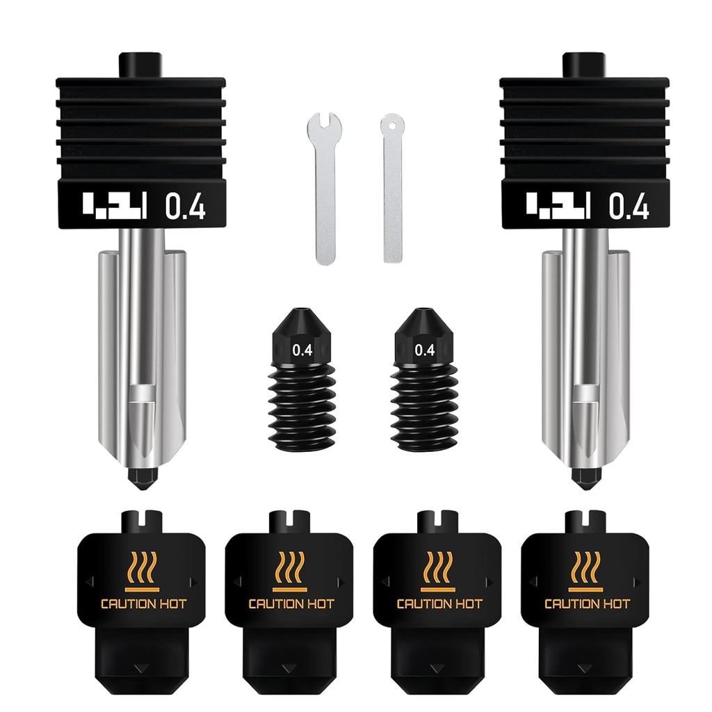 2 Chiếc 0.4 Mm Hotend Cho Bambu Lab P2S / H2S / H2D / H2D Laster / H2D AMS Combo / A1 / A1 Mini, Đầu