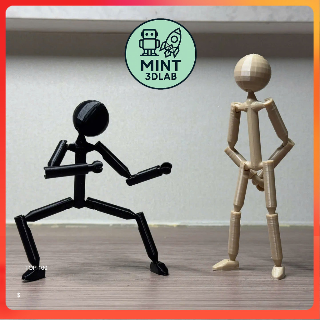 Mô Hình Người Que Lắp Ráp Ngộ Nghĩnh – Đồ Chơi Sáng Tạo Cho Bé, Tạo Dáng Trưng Bày Kệ Sách Độc Đáo |