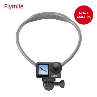   Flymile Neck Holder cho DJI Action 5 Pro GoPro Insta360 Camera & Giá Đỡ Điện Thoại POV Chụp Ảnh Tự Sướng Gắn Ngực Dây Đeo Đứng Ghi Hình Video 