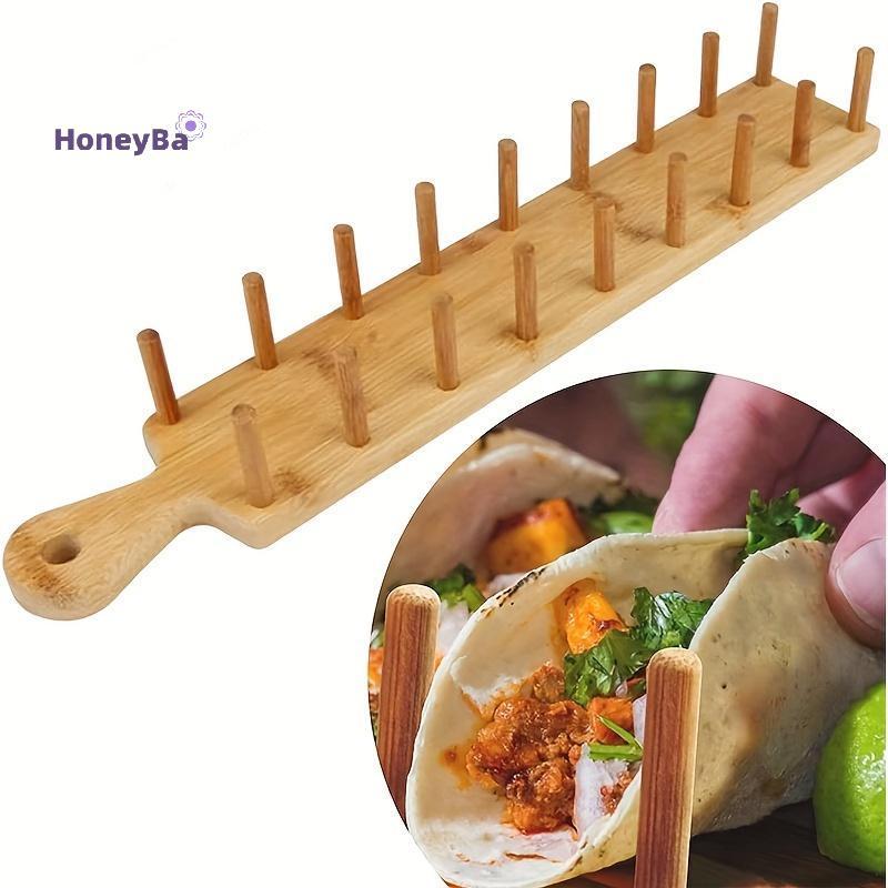 Honeybee1 Tre Taco Giữ 8 Tacos Mỗi Khay Taco Đa Năng Thực Phẩm Đứng Cứng Tacos Giá Cho Nhà Bếp Charc