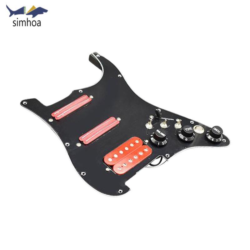 Simhoa Guitar Loaded Pickguard, Guitar Pickguard Pickup, Đàn Guitar Điện Pickguard Pickup