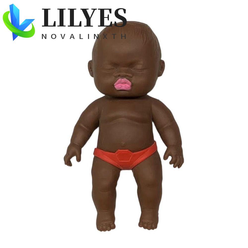 LILYES Đồ chơi búp bê ép, Búp bê tái sinh lòng bàn tay Mô phỏng Búp bê lòng bàn tay cho bé, Bé tái s