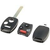 Key Fob Keyless Entry Remote Shell Case & Pad phù hợp với Honda Accord Civic CR-V CR-Z Fit Insight O