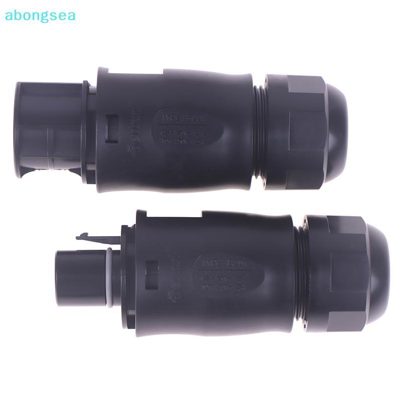Abongsea BC01 3 Pin Kết Nối AC Nam Nữ IP68 Cho Lưới Năng Lượng Mặt Trời Cà Vạt Micro Biến Tần Hoymil