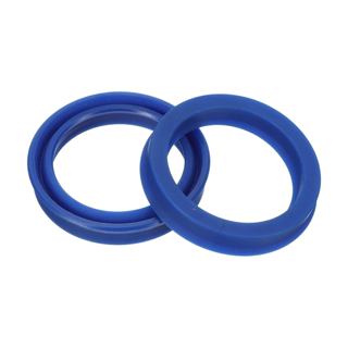 PATIKIL UN Con dấu trục xuyên tâm 35mm ID x 45mm OD x 8mm Chiều rộng, 2 chiếc Con dấu dầu PU cho máy bơm trục chịu lực công nghiệp Xi lanh Piston, Xanh dương