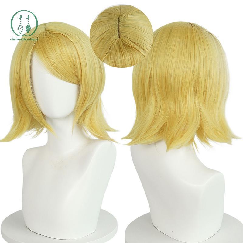 [Chicnest] Anime Kagamine Rin Cosplay Tóc Giả Đảng Anime Kagamine Rin Cosplay Tóc Giả Chịu Nhiệt Tổn