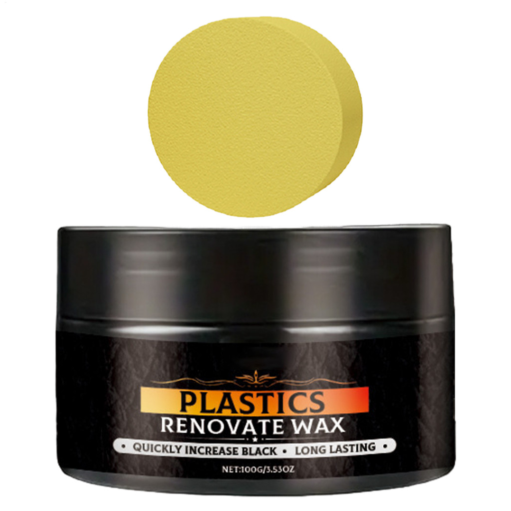 Car Leather Color Restorer 100g Car Interior Restorer Leather Conditioner and Cleaner with Sponge Le