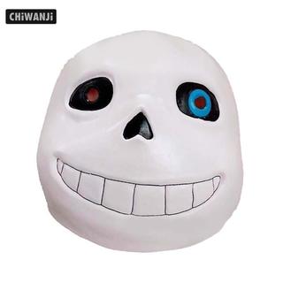 Undertale sans Mask Photo Prop Mặt nạ Halloween Nam Nữ Đảng Thanh Trang Trí Cao Su Mardi Gras Mặt nạ Hộp đêm Full Head Hood