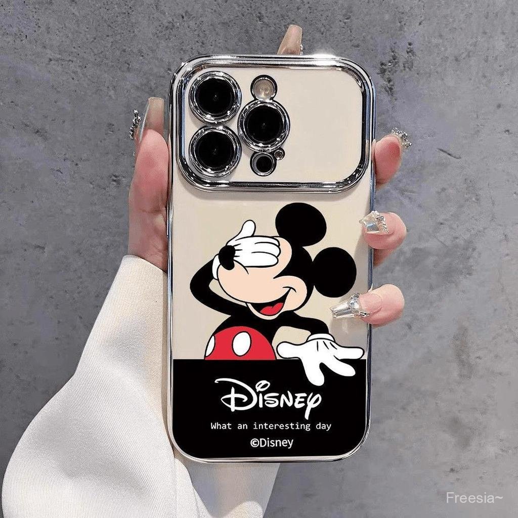 Ốp điện thoại Mickey thời trang có cửa sổ lớn iPhone tương thích15161311121415PRO14PRO14PROMAX16PROM