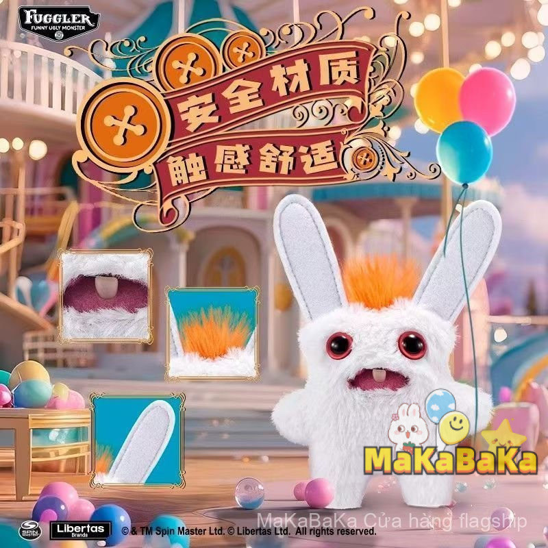 Bán chạy [Chính hãng] Fuggler Phong cách mới Búp bê quái vật răng dễ thương mini Quái vật răng dễ th