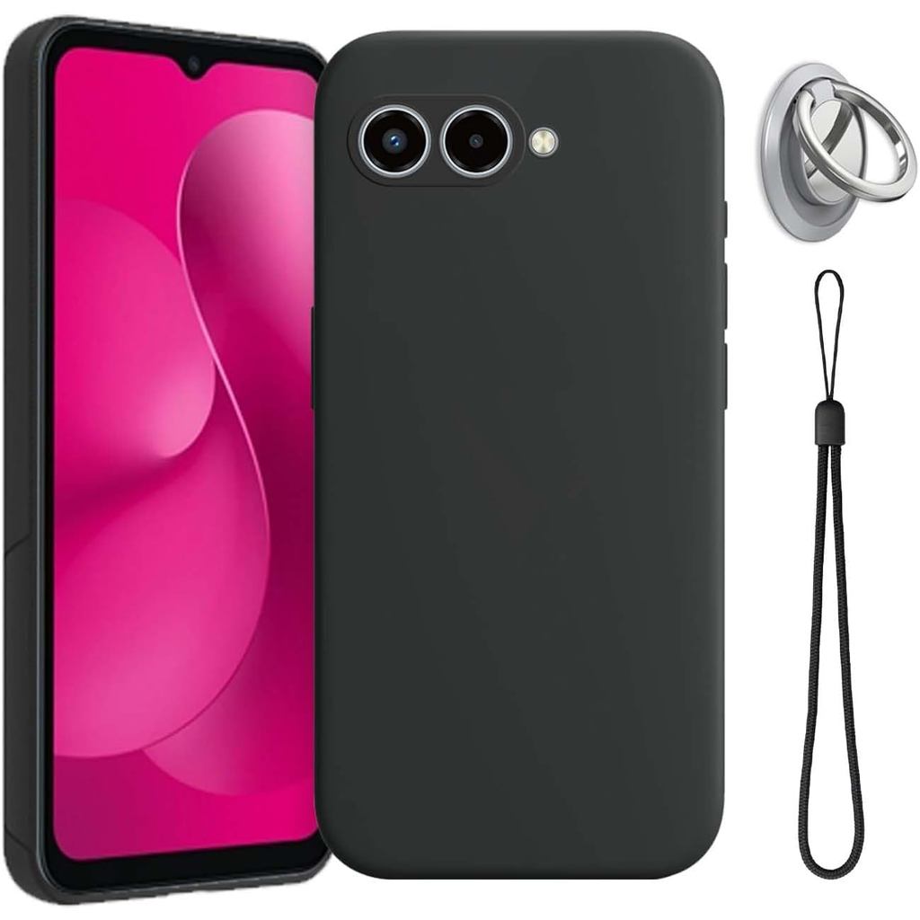 Ốp Lưng Cho T-Mobile REVVL 8, Ốp Điện Thoại Bảo Vệ Cho T-Mobile REVVL 8 Có Dây Đeo Cổ Tay & Carabine