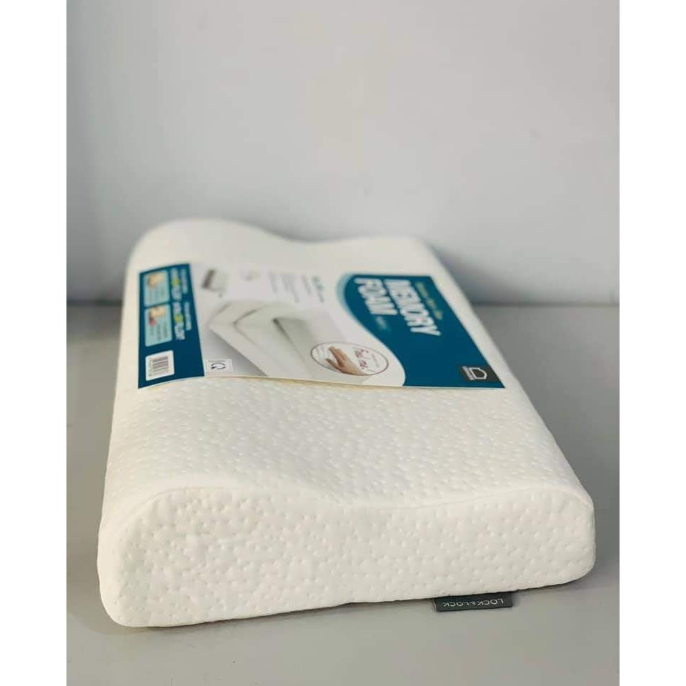 GỐI MEMORY FOAM 50D HÌNH CONG LOCKnLOCK - HLW111