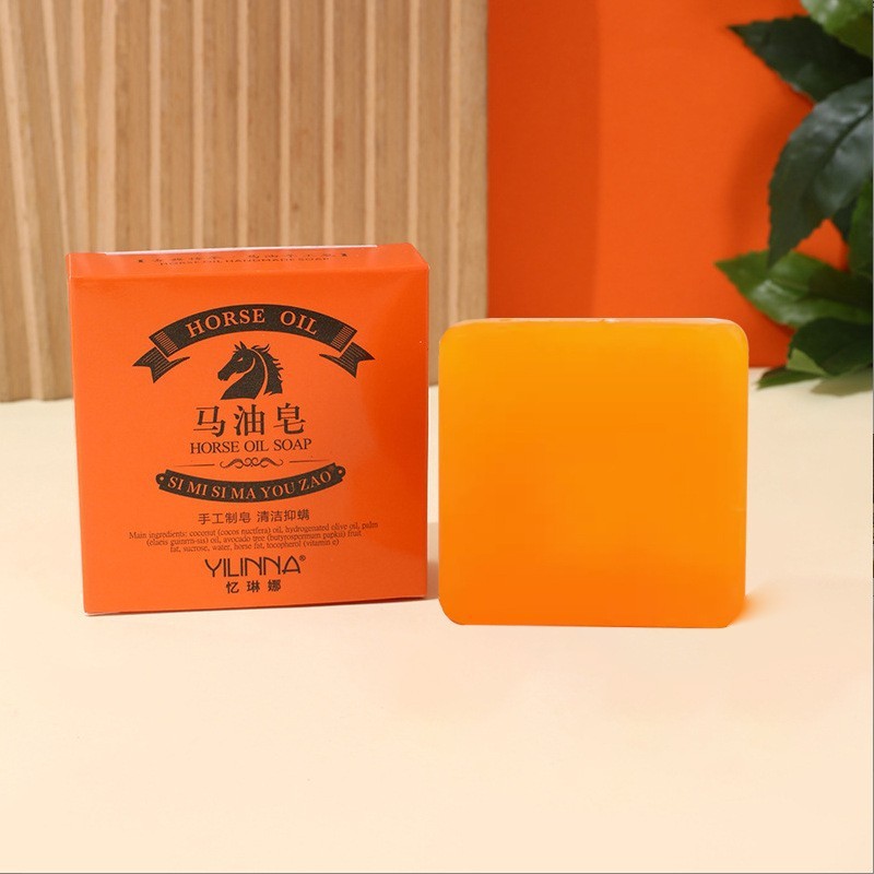 Premium In-Stock#[Recalling Lina] Horse Oil Soap Horse Oil Essential Oil Soap Handmade Soap Making C