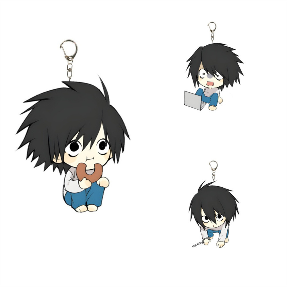 NEW Anime Death Note Acrylic Keychain Model Cosplay Charm Characters Ornament Accessories Goods  Chr
